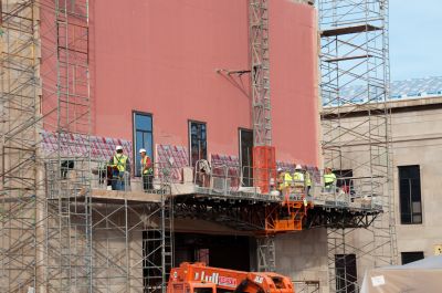 Barn Siding in Progress